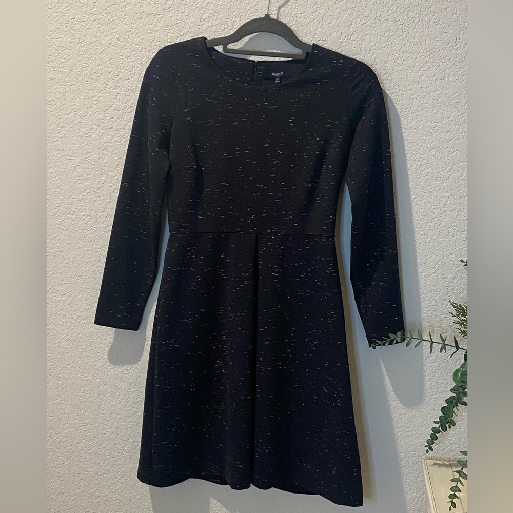 MADEWELL Speckled Long Sleeve Gia Dress